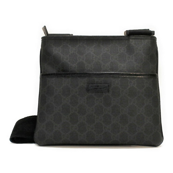Gucci GG Supreme Shoulder Bag Black - Picture 1 of 16